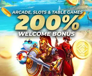 Arcade, Slots & Table Games 200% First Deposit Bonus 888 PHP